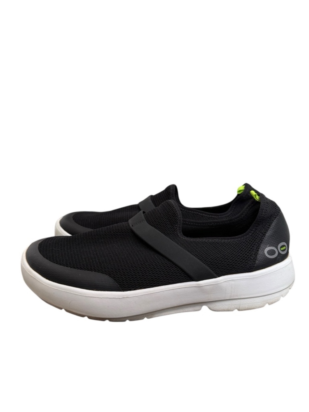 Oofos Womens Size 11 OOmg Low Slip-On Shoes Black Comfort Recovery